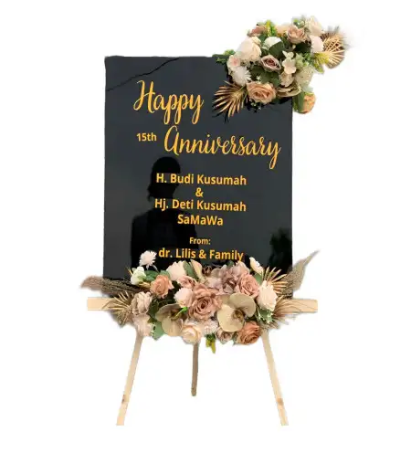 Papan Bunga Akrilik garawangi